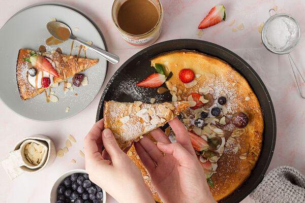 Mandlová palačinka Dutch baby